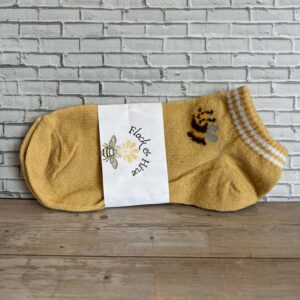 bee ankle socks