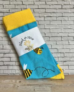 chase away the blues bee socks