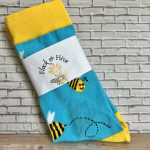 chase away the blues bee socks