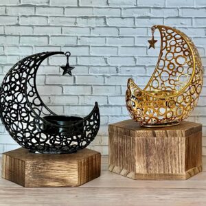 moon & star candle holder