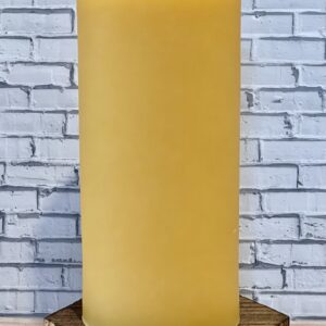 large beeswax pillar