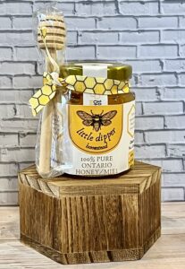 golden little dipper w/ stir stick