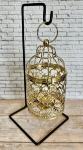 garden lantern tea light holder (black med)