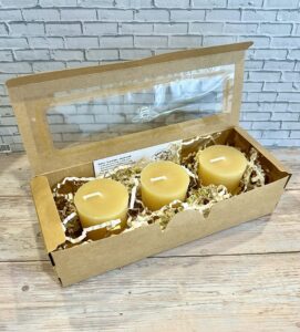 beeswax votive candles 3 pack