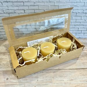 beeswax votive candles 3 pack