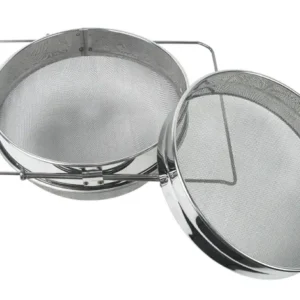 double honey strainer sieve