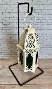 stained glass lantern (black or white)