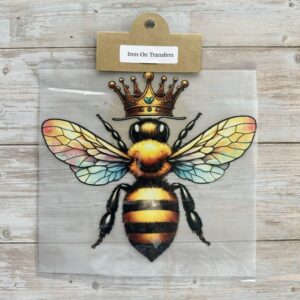 iron on transfer queen bee